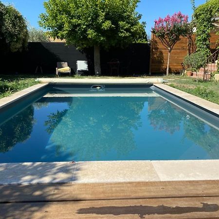 Gite Lou Sabai Au Pied Des Dentelles De Montmirail, Piscine Partagee أوبيغنان المظهر الخارجي الصورة