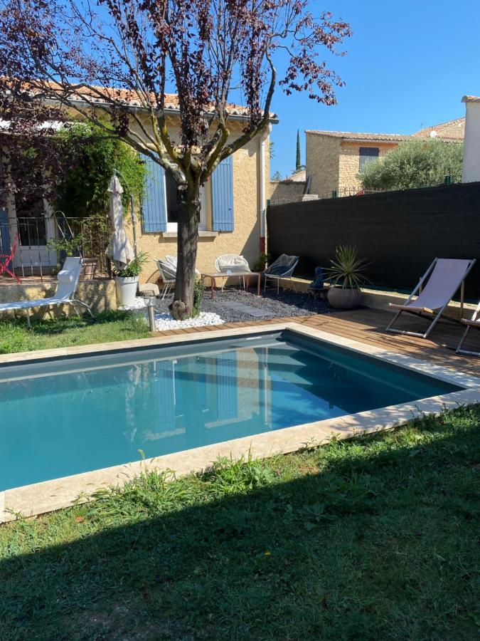 Gite Lou Sabai Au Pied Des Dentelles De Montmirail, Piscine Partagee أوبيغنان المظهر الخارجي الصورة